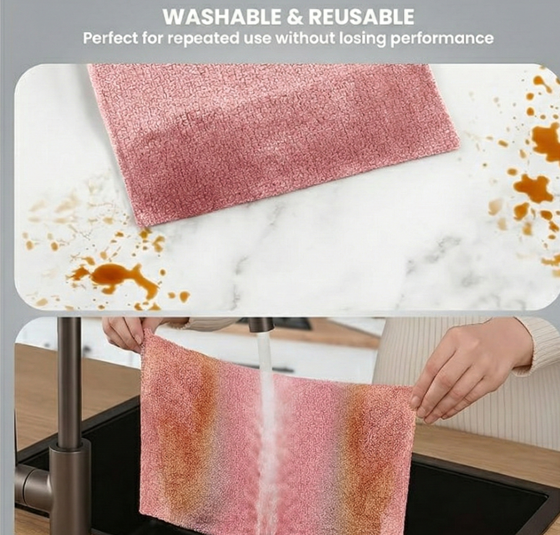 Reusable Magic Towels Cleaning Cloths