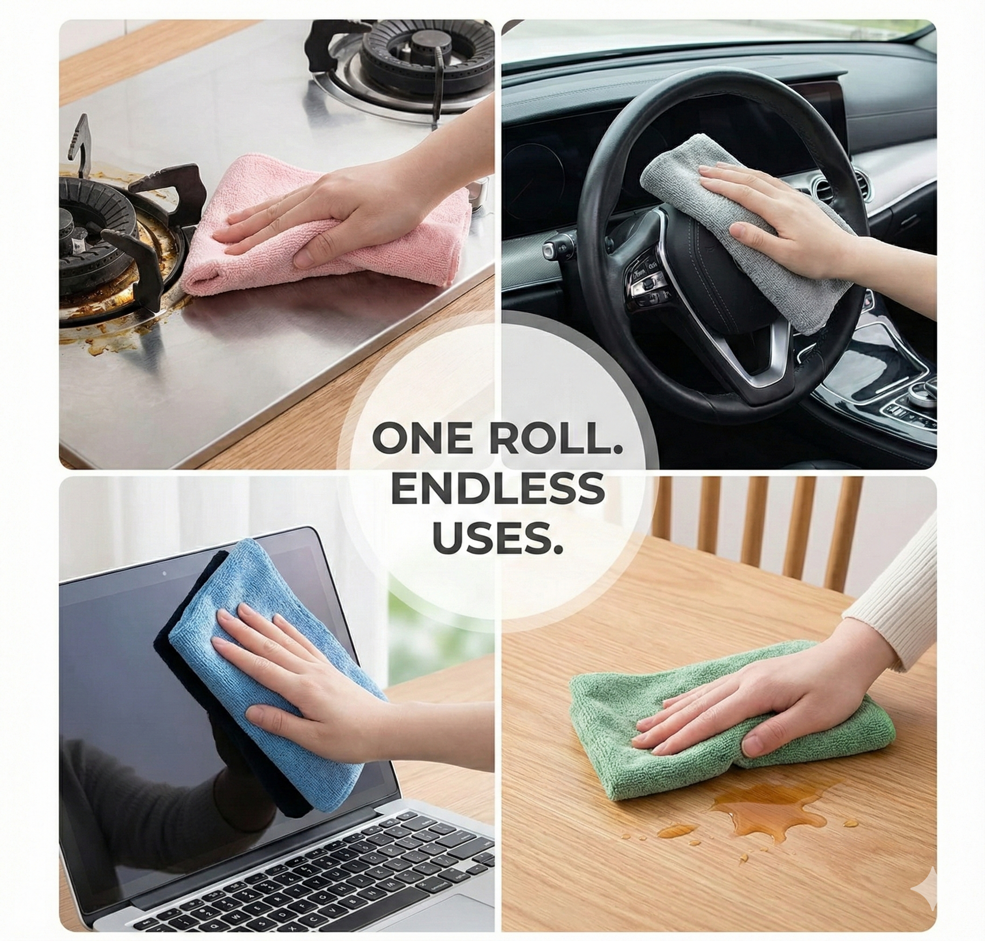 Reusable Magic Towels Cleaning Cloths