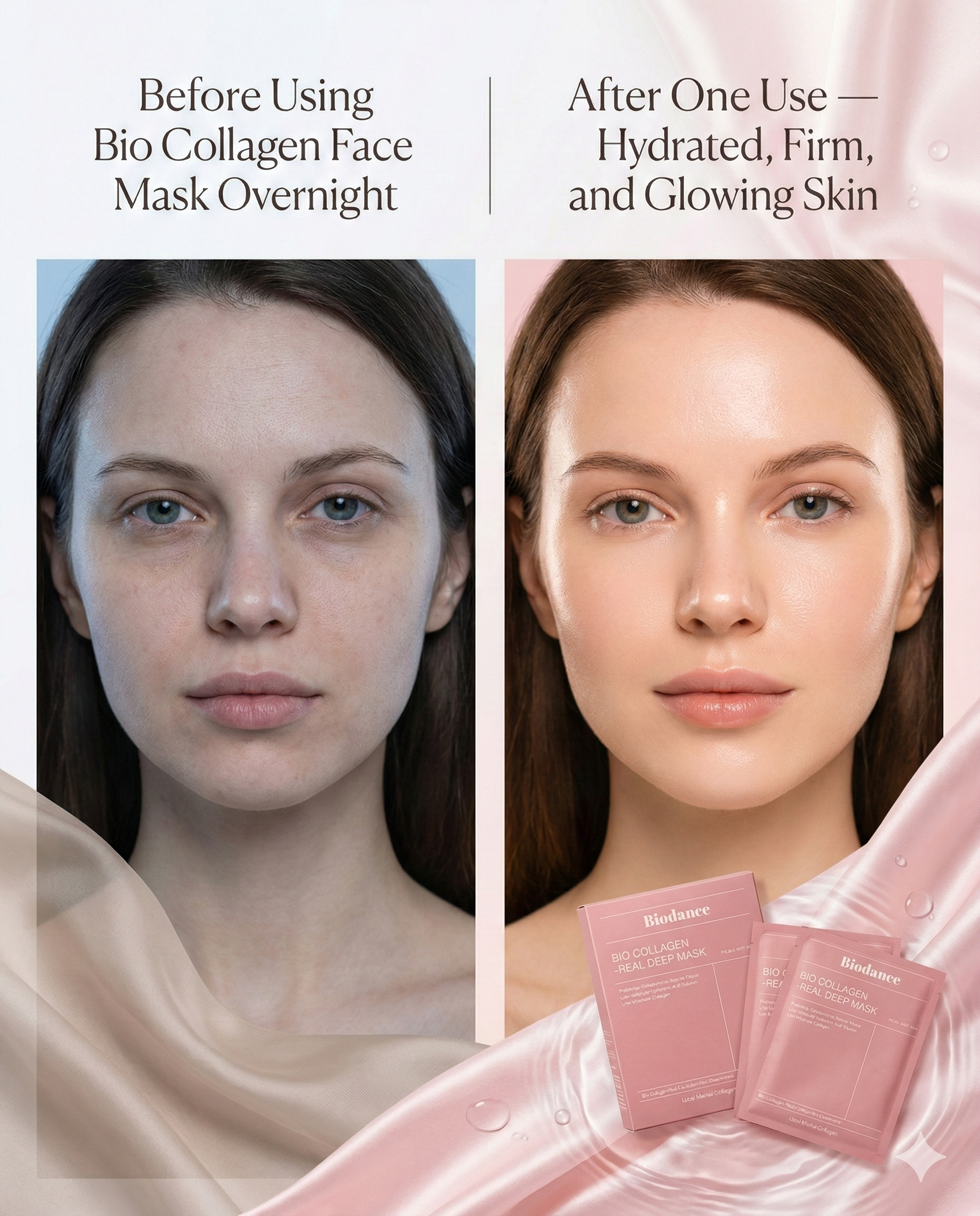 Bio Collagen Face Mask Overnight (2pcs)